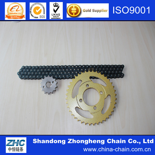 Motorcycle chain and sprocket kits for South America market